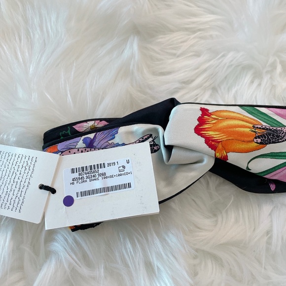 Gucci floral snake headband main image 7